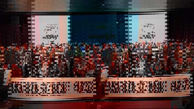 Emekçiler "Taksim de eme�imiz de bizimdir" dedi